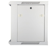 Extralink Szafka wisząca rack 9U 600x450 szara szklane drzwi EX.8574 - 489290 - zdjęcie 2